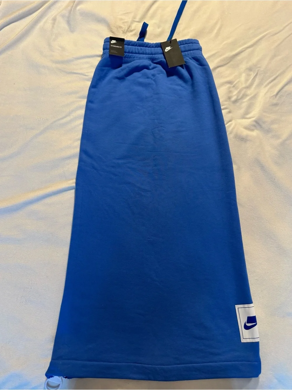 Nike Royal Blue Drawstring Maxi Skirt